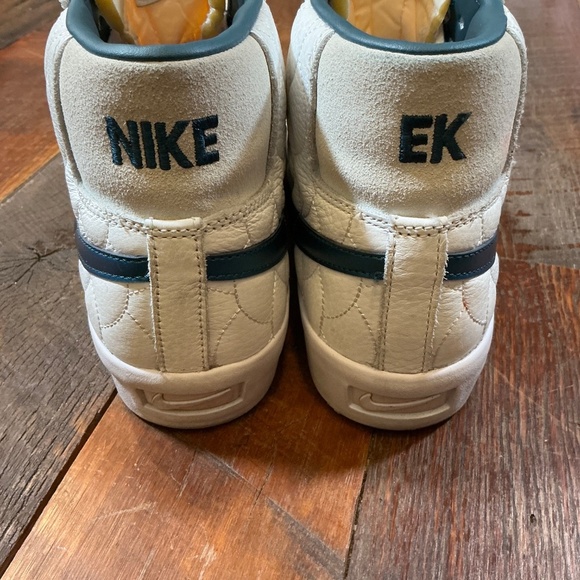 Nike Eric Koston x Zoom Blazer Mid SB White Teal Skate Sneakers Men’s 8.5 - Picture 7 of 13
